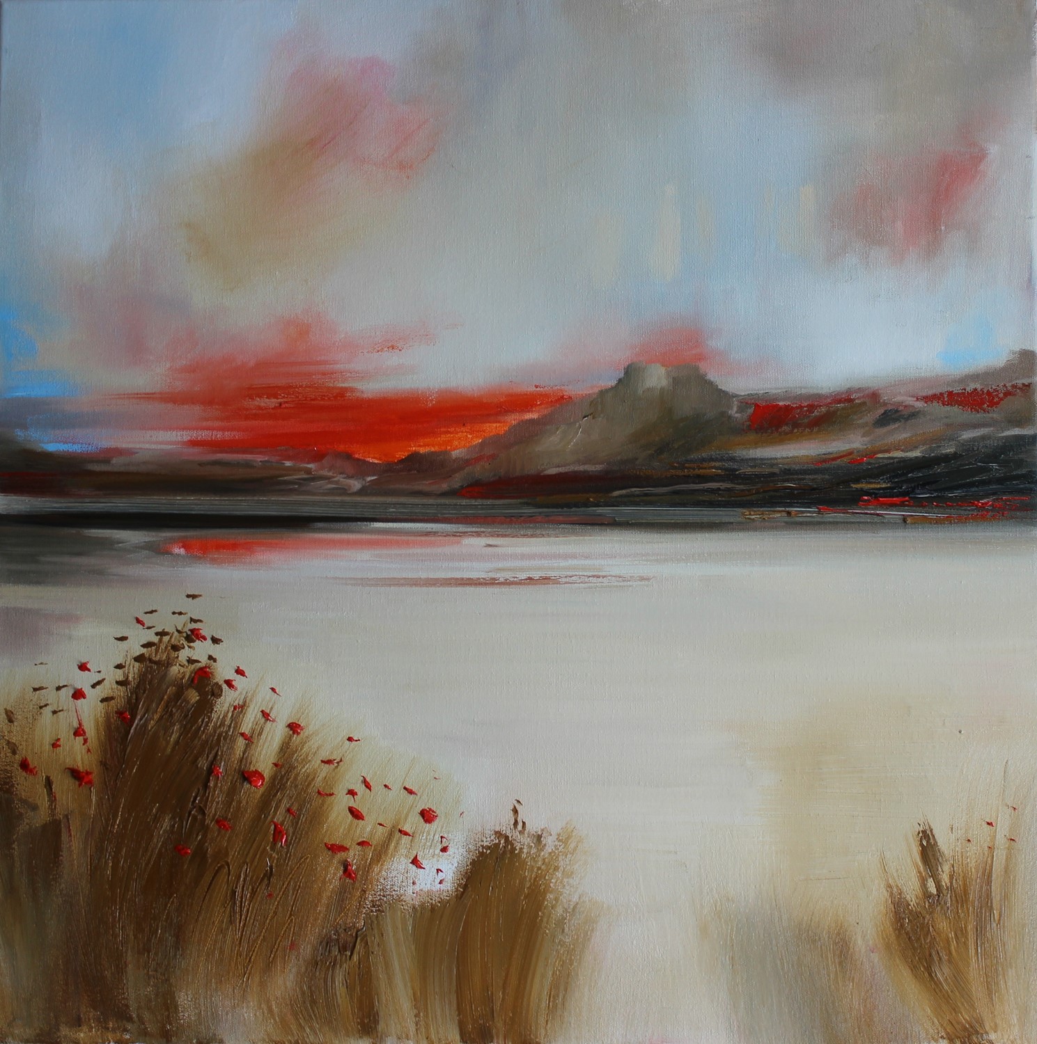 'Seaside Poppies ' by artist Rosanne Barr